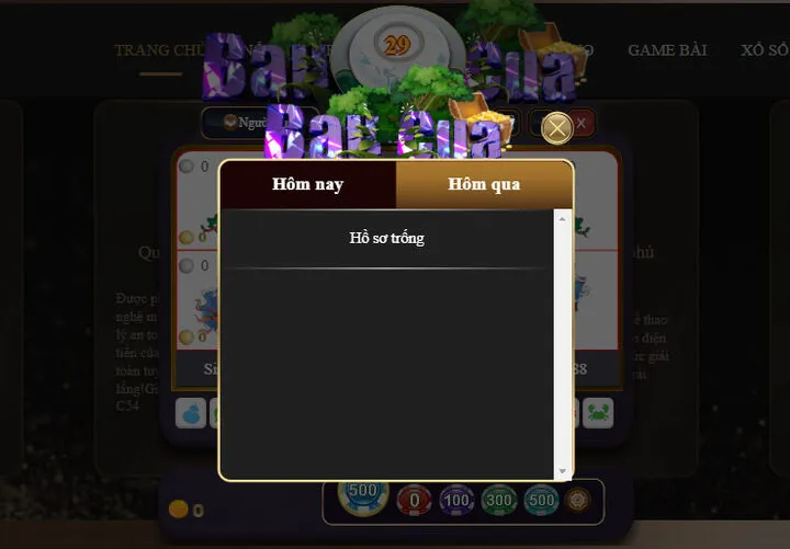 Thông tin cơ bản về game Bầu cua C54