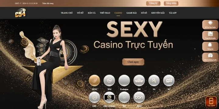 Tổng quan về sảnh cược Sexy Casino C54