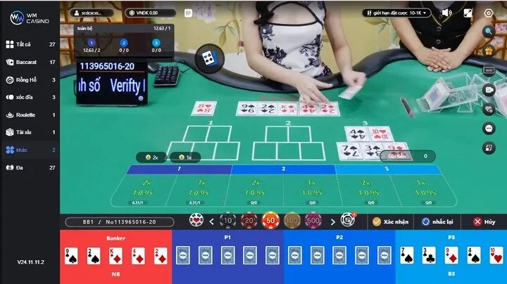 Review các siêu phẩm cá cược tại WM Casino C54